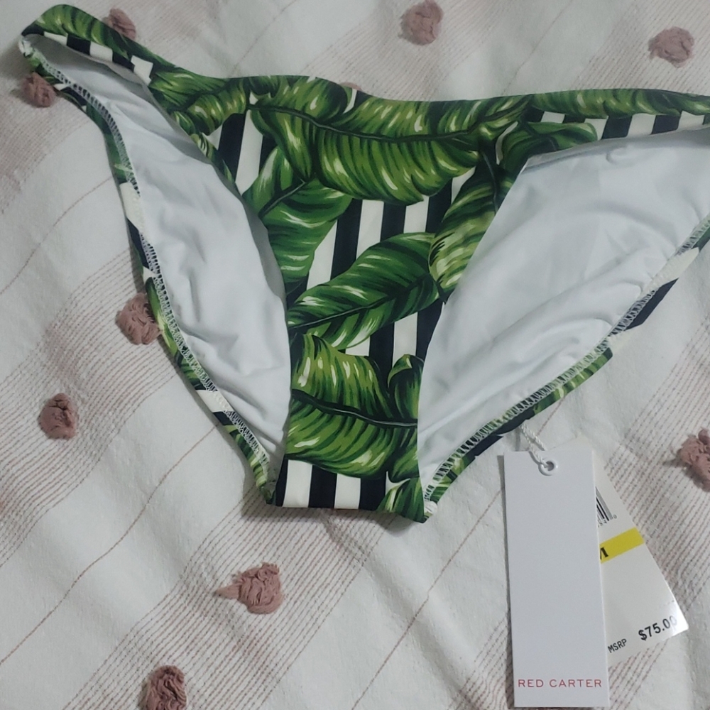 Red Carter bikini bottom NWT $75
